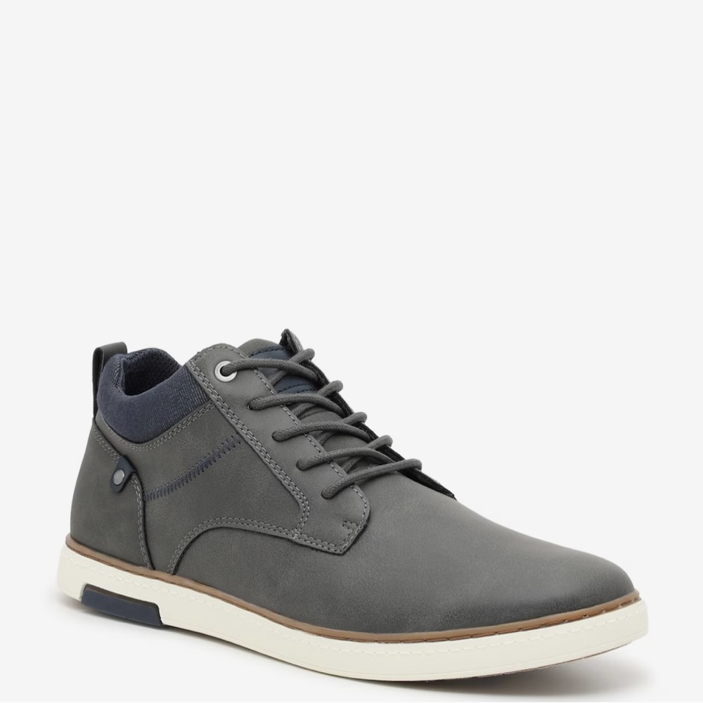 NWT Crown Vintage - Grey mid top sneakers size 9